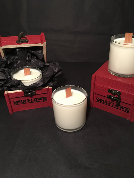 Rose scented Vegan Wax Candle