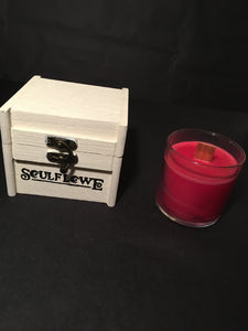 Tobacco & Cherry scented vegan candle