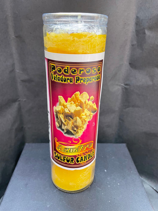 Sulfur Prayer Candle
