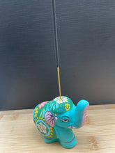 Load image into Gallery viewer, Elephant Incense Burner Green