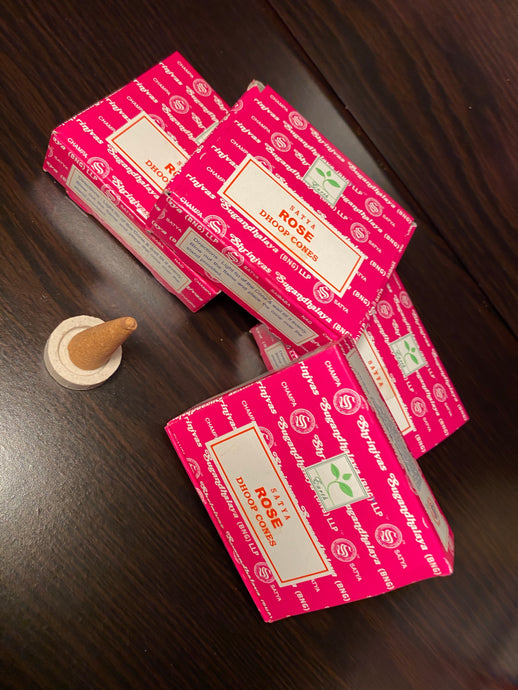 Rose Nag Champa Cone Incense