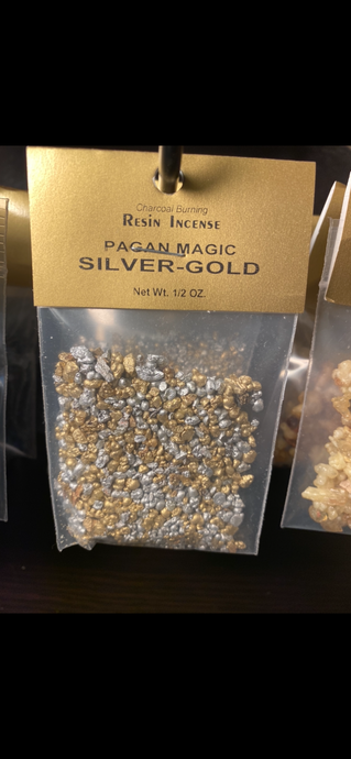 Silver and Gold Blend Resin Incense