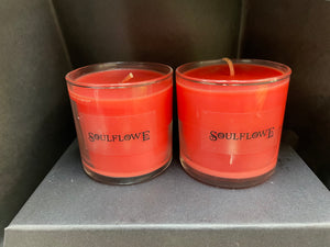 Melon and Mandarin candles