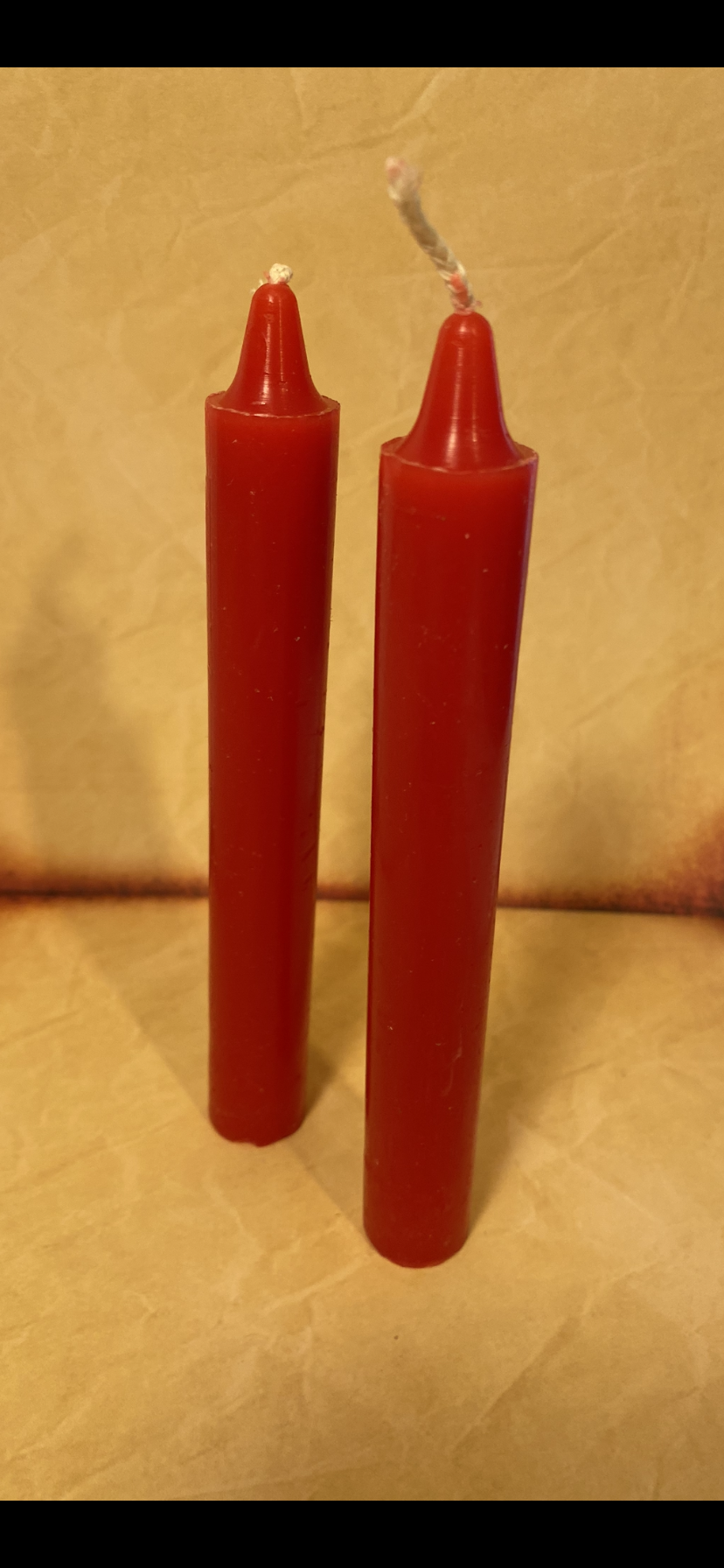 Red Taper Candle