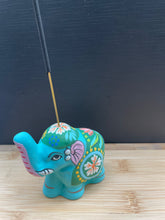Load image into Gallery viewer, Elephant Incense Burner Green