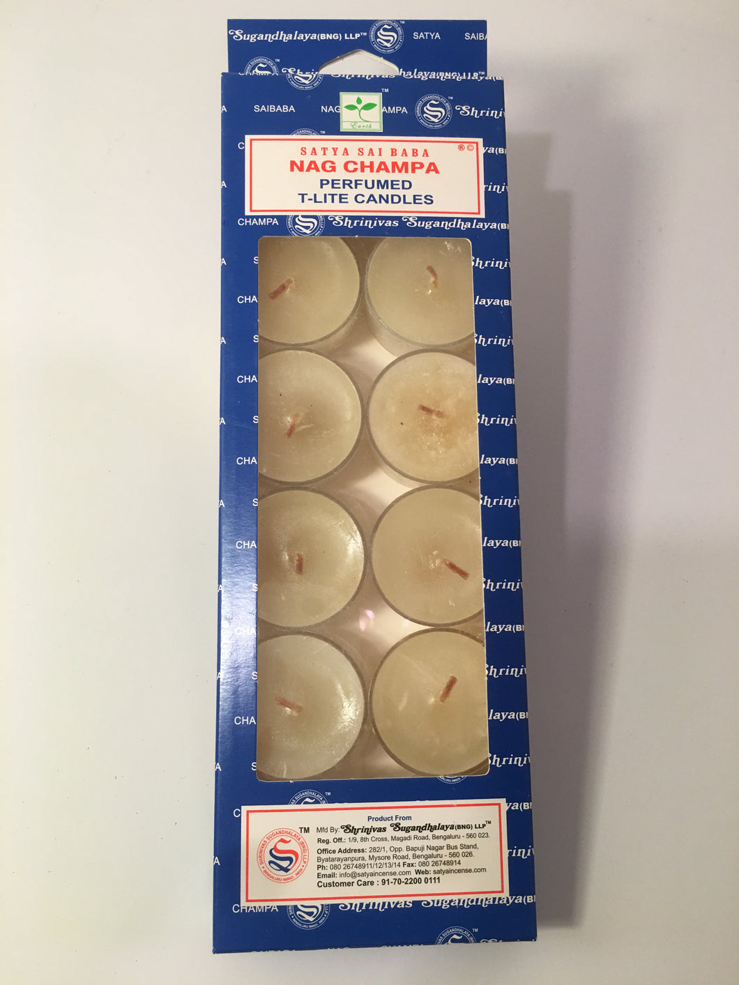 Original Nag Champa Scented Tea Light Candles